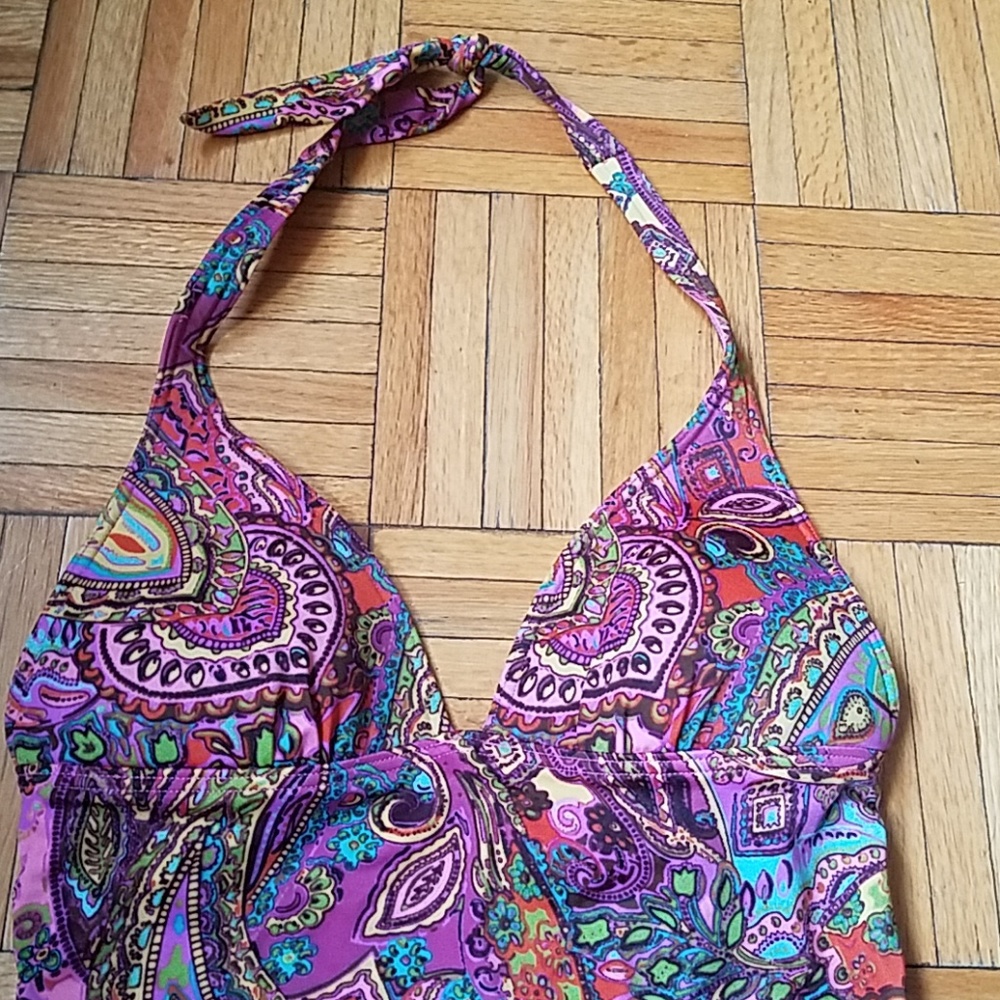 VictoriasSecret Wireless Pushup Halter Tankini Top - Picture 2 of 6